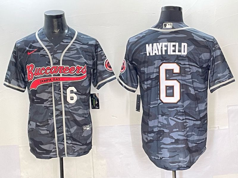Men 2025 Tampa Bay Buccaneers #6 Mayfield Camo Joint Name Nike Limited NFL Jersey style 02->tampa bay buccaneers->NFL Jersey